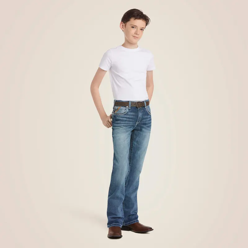 Ariat Boy's B4 Relaxed Durango Coltrane Boot Cut Jean 2