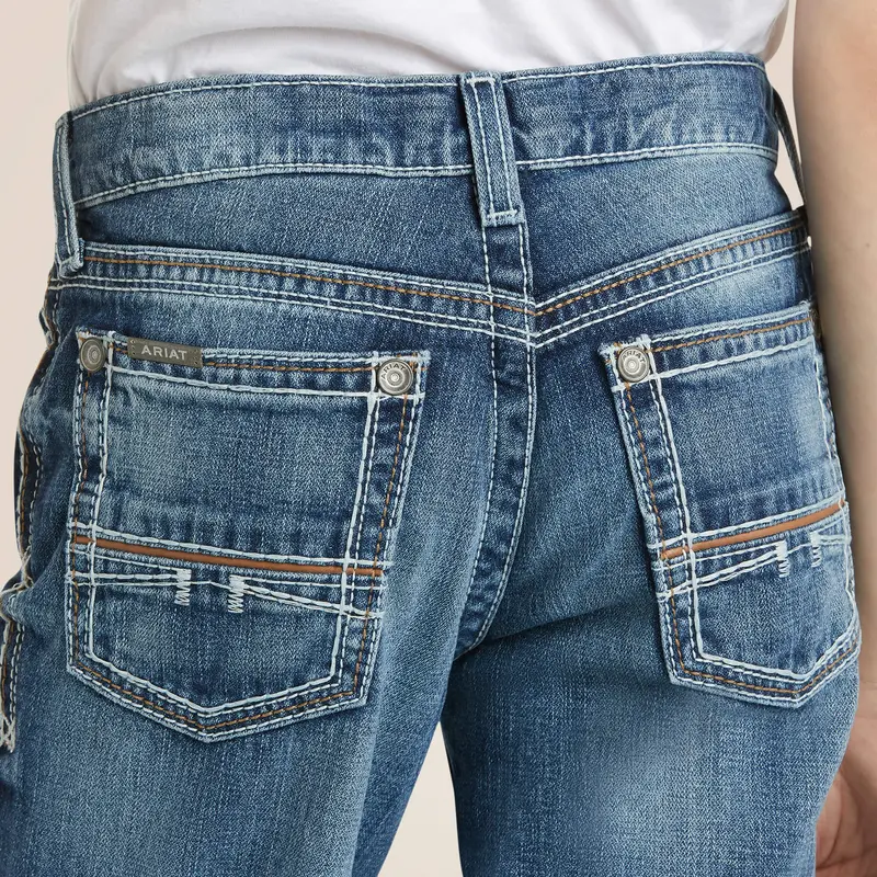 Ariat Boy's B4 Relaxed Durango Coltrane Boot Cut Jean 5