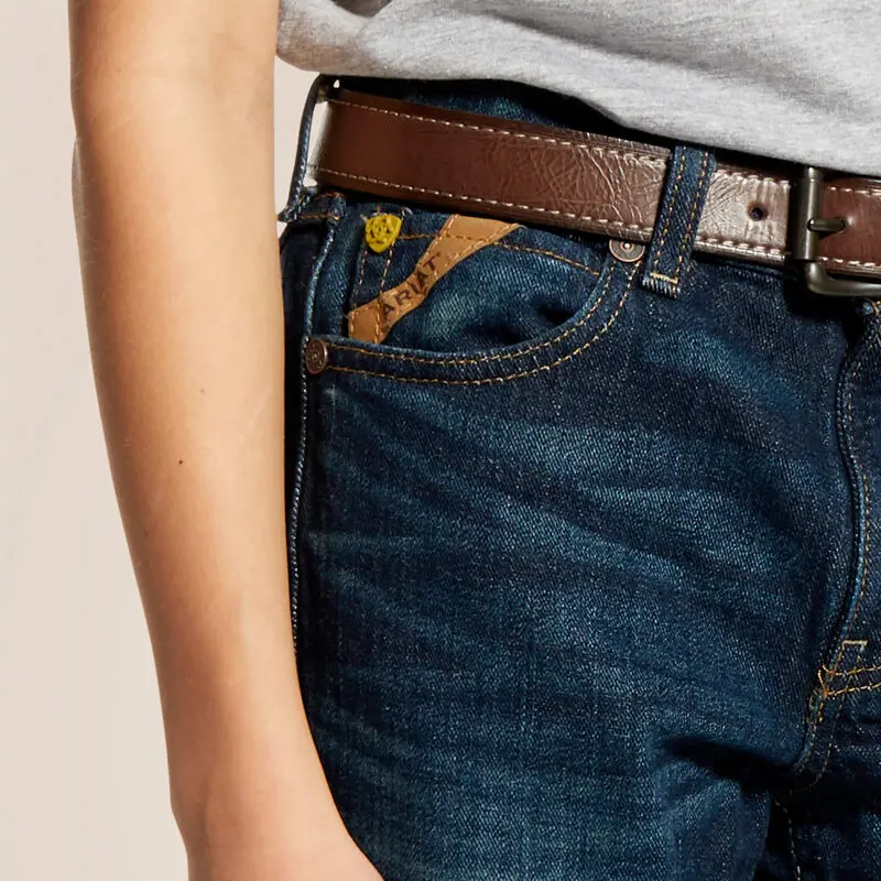 Ariat Boy's Durham B5 Slim Stretch Legacy Straight Leg Jean 3