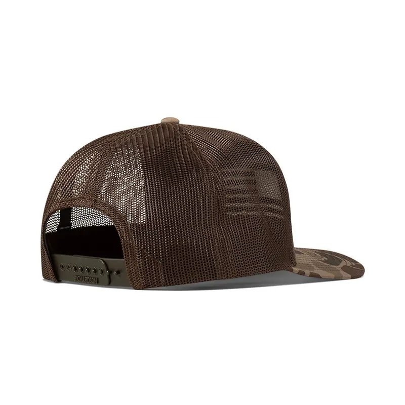 Ariat Camo With Tan Flag Patch Ball Cap 2