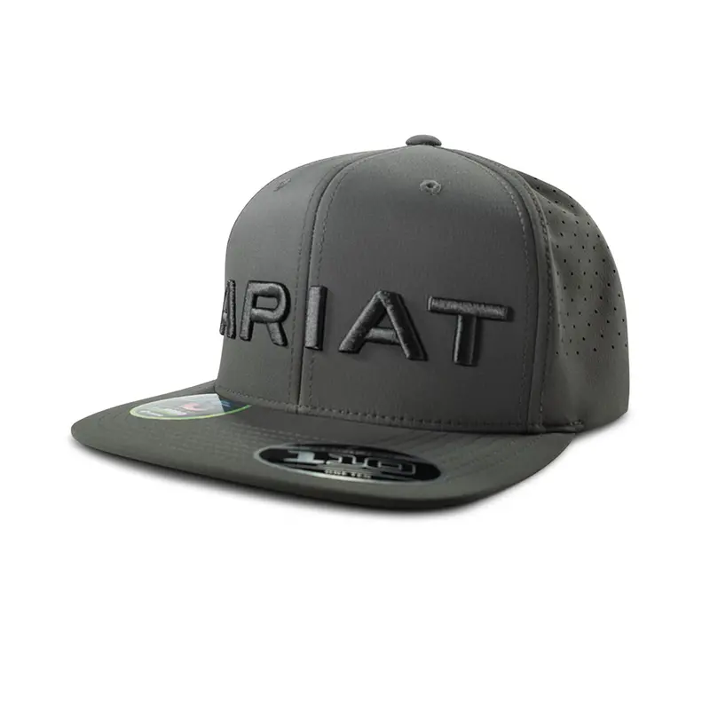 Ariat Charcoal With 3D Embroidered Logo Ball Cap 1