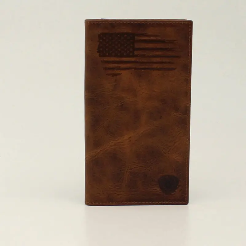 Ariat Distressed Usa Flag Rodeo Wallet 1