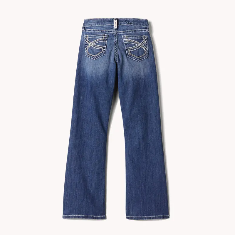 Ariat Girl's Dresden Entwined Boot Cut Jean 5