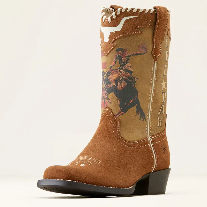 Ariat Kid's American Cowboy Futurity Rodeo Quincy Boot 1