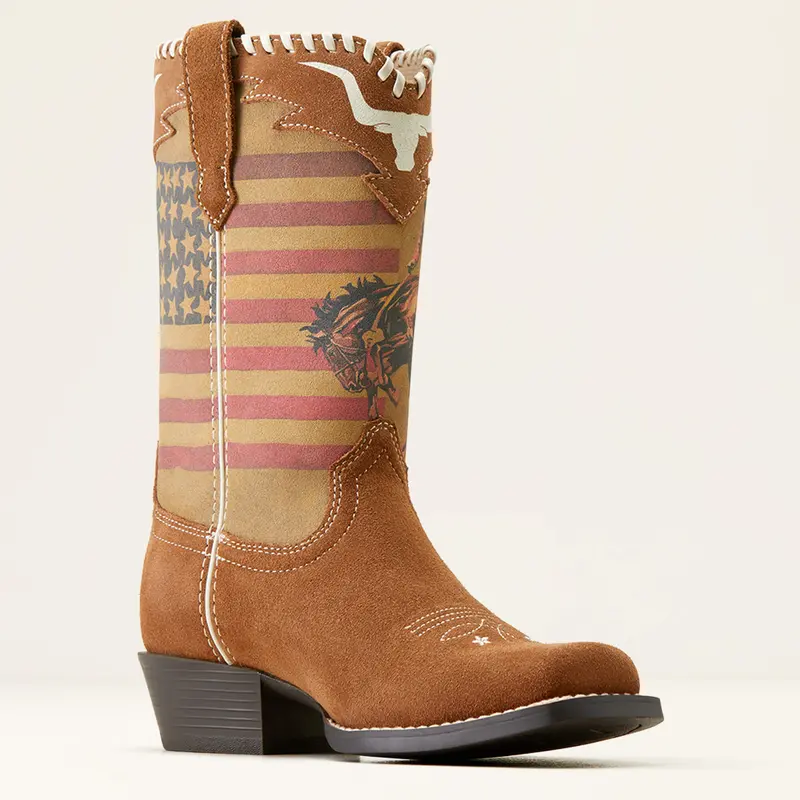 Ariat Kid's American Cowboy Futurity Rodeo Quincy Boot 3