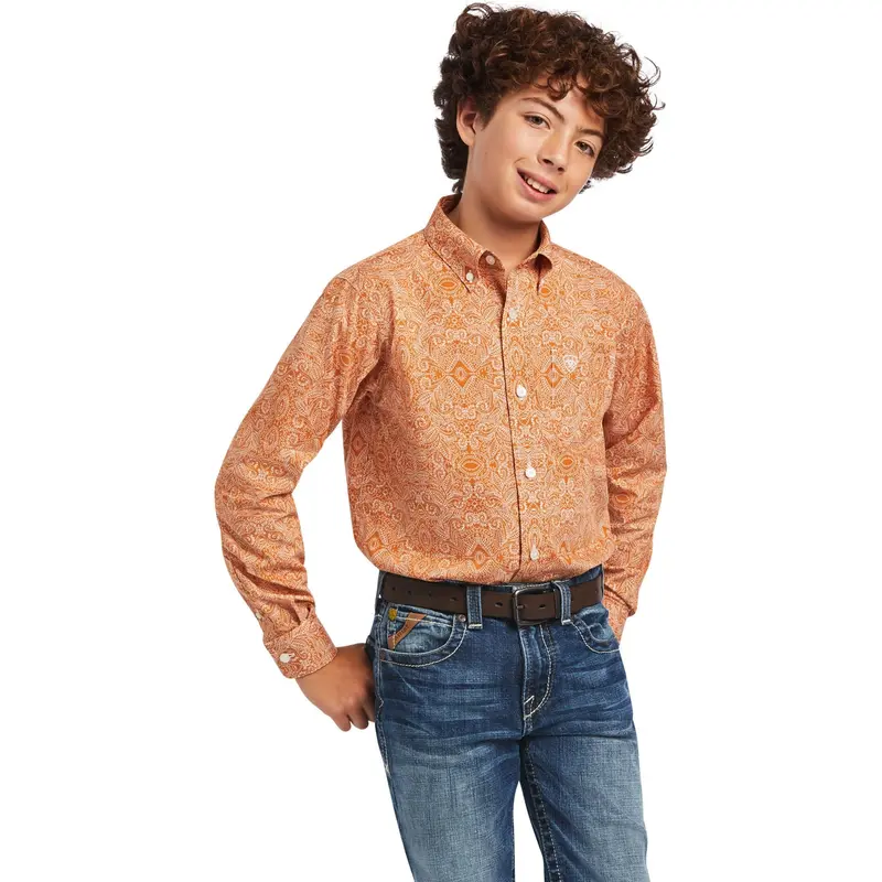 Ariat Kids Braylon Classic Fit Shirt 1