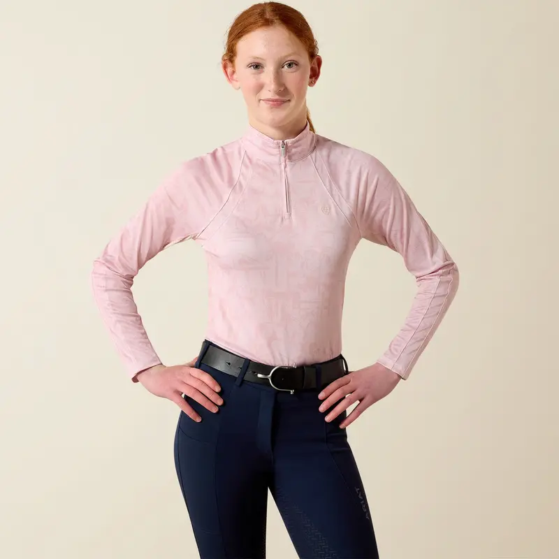 Ariat Kids Sunstopper 3.0 1/4 Zip Baselayer 1