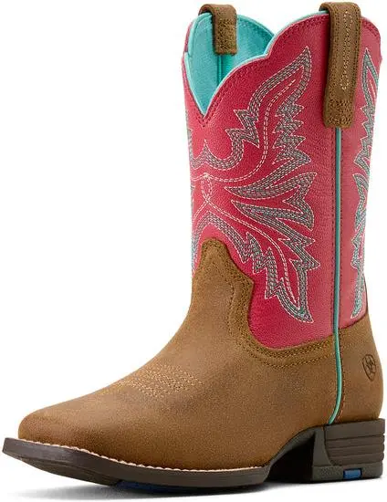 Ariat Kid's Wicker And Hot Pink Westwood Western Boot 1