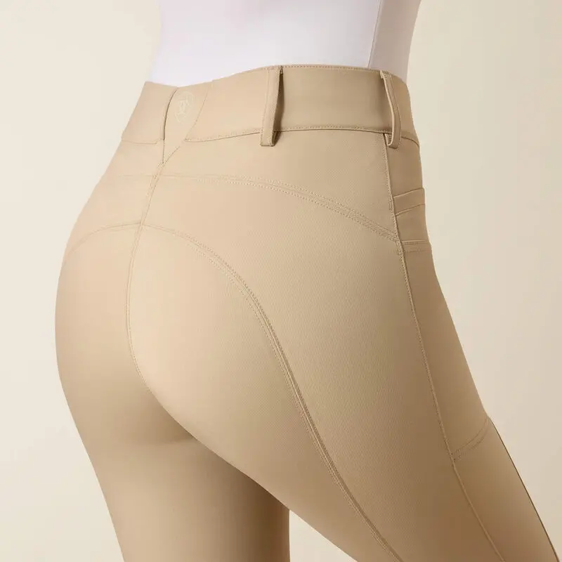 Ariat Ladies Protege Knee Patch Breeches Tan 2