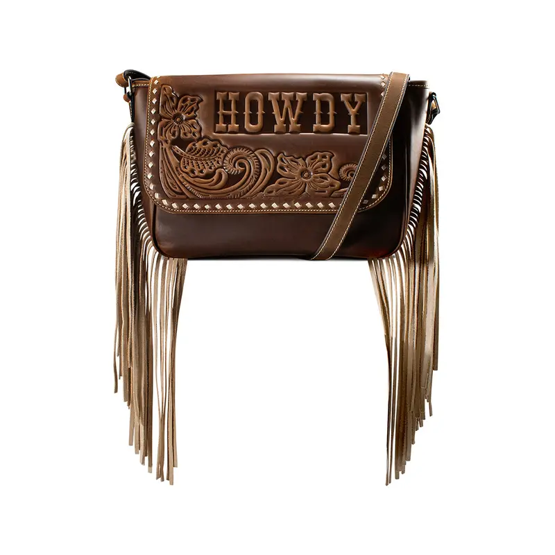 Ariat Medium Brown Margo Crossbody Bag 1