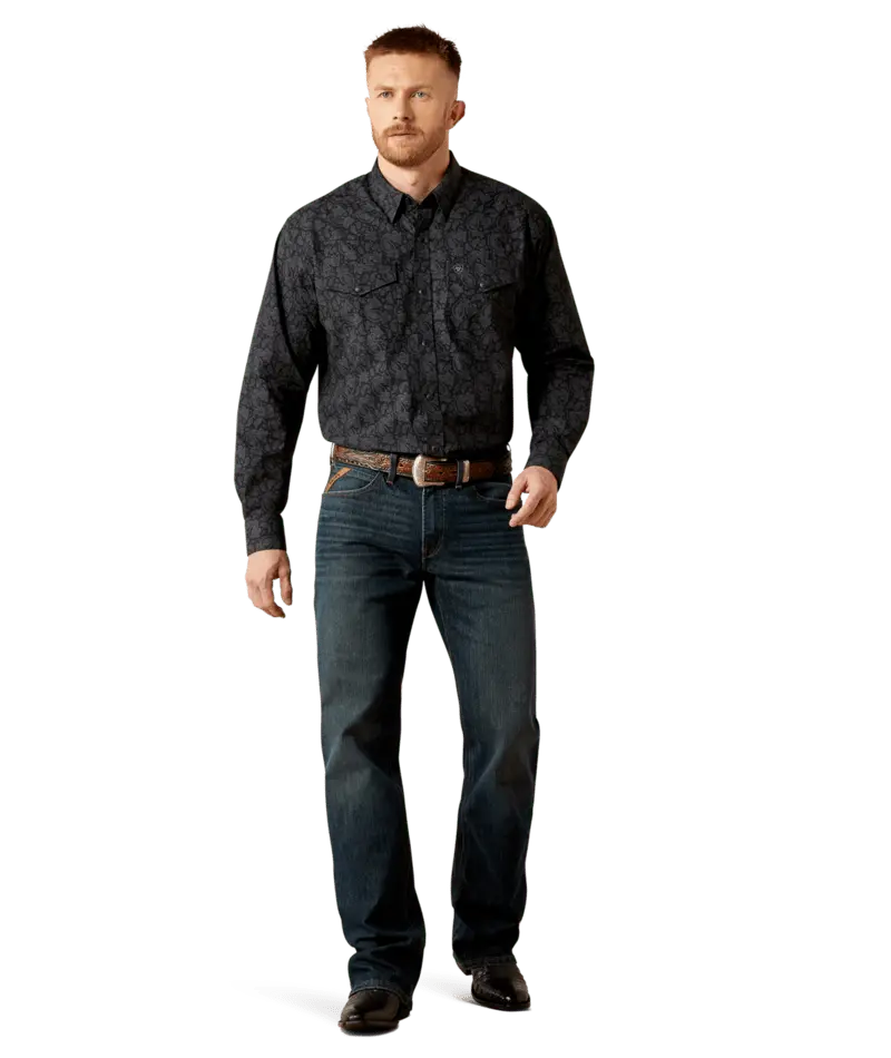 Ariat Men's Black Finnigan Classic Fit Shirt 3