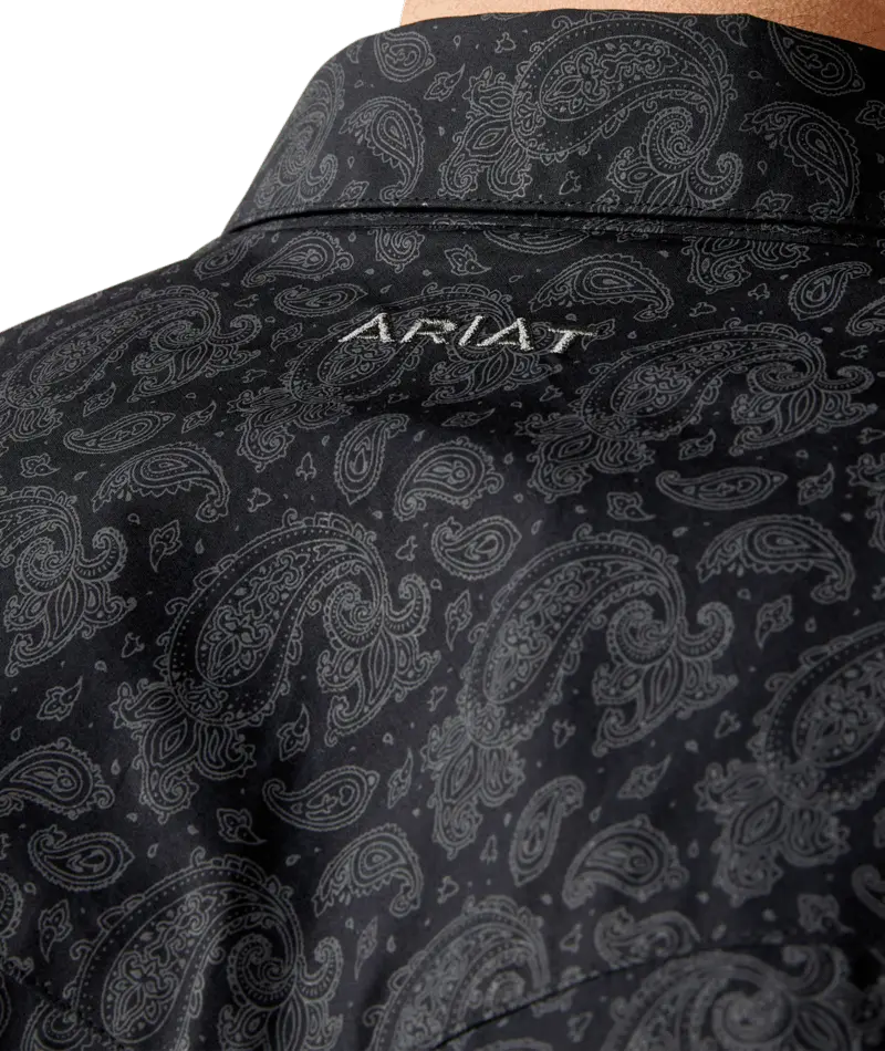 Ariat Men's Black Finnigan Classic Fit Shirt 4