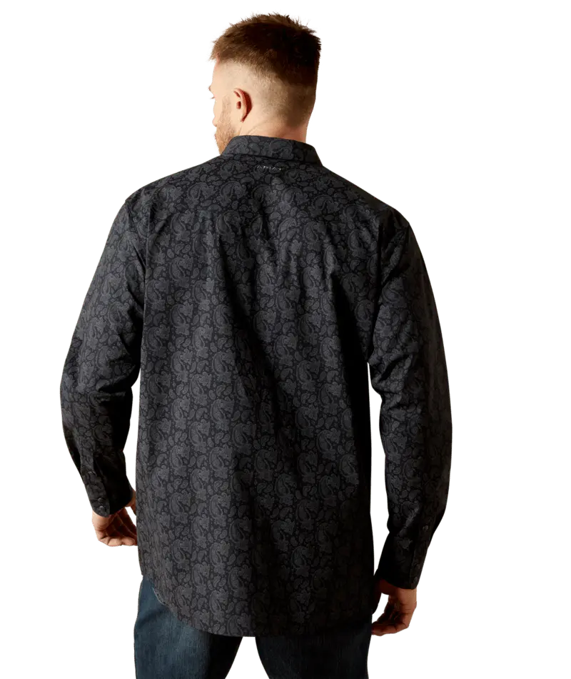 Ariat Men's Black Finnigan Classic Fit Shirt 6