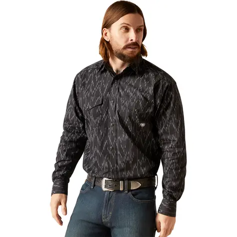 Ariat Men's Black Shea Snap Down Shirt 1