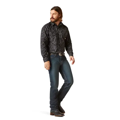 Ariat Men's Black Shea Snap Down Shirt 2