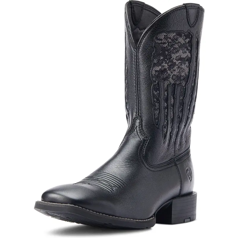 Ariat Men's Black Sport My Country Venttek Western Boot 1