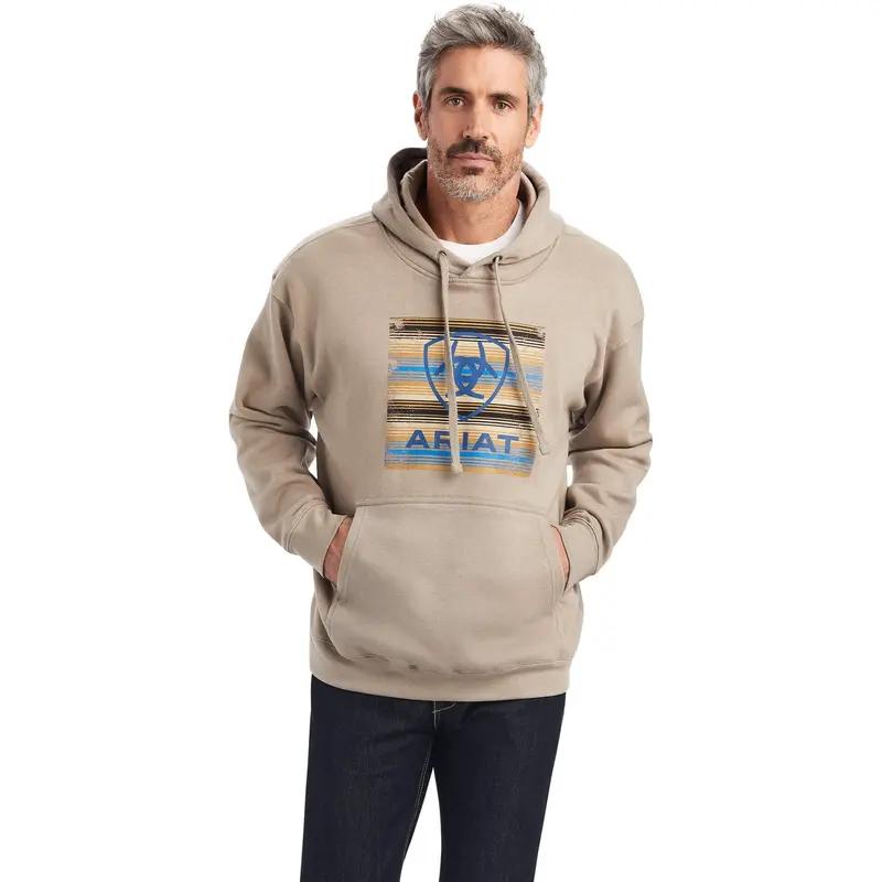 Ariat Men's Brindle Serape Block Sweatshirt 1