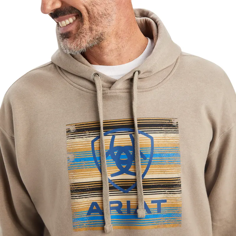 Ariat Men's Brindle Serape Block Sweatshirt 2
