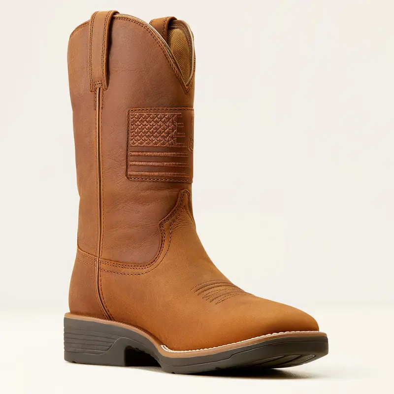 Ariat Men's Brown Ridgeback Country Waterproof Cowboy Boot 3