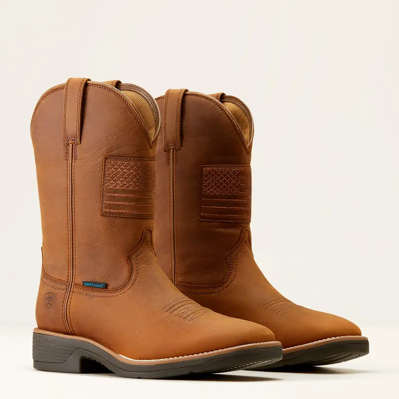 Ariat Men's Brown Ridgeback Country Waterproof Cowboy Boot 4