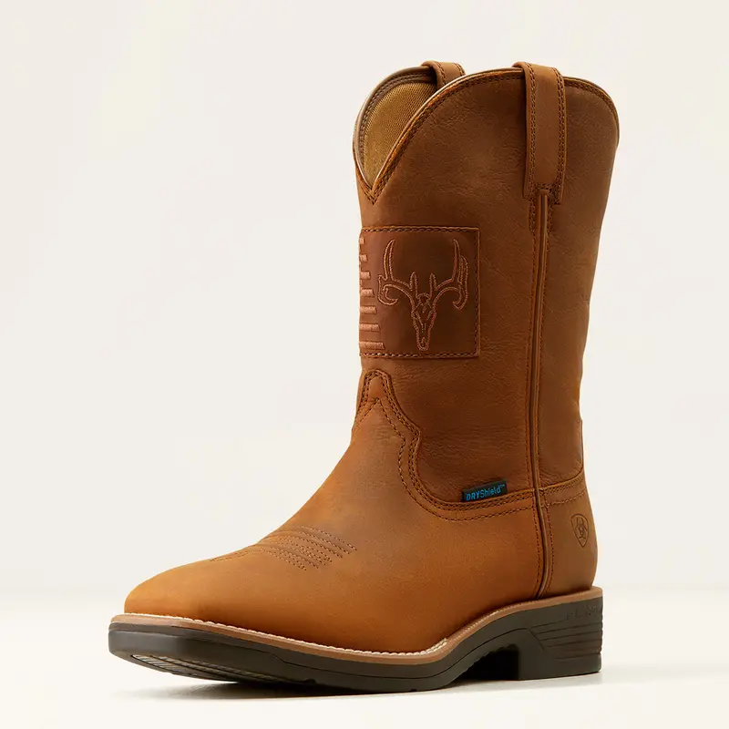 Ariat Men's Brown Ridgeback Country Waterproof Cowboy Boot 9