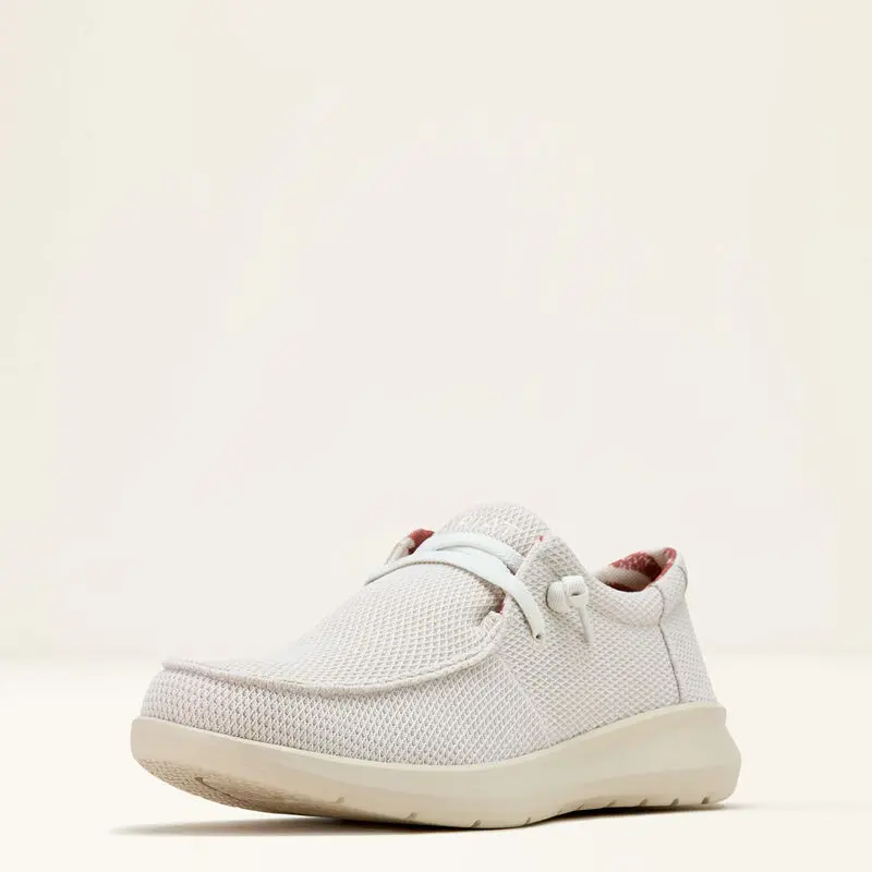 Ariat Men's Cream Mesh Hilo Shoe 1