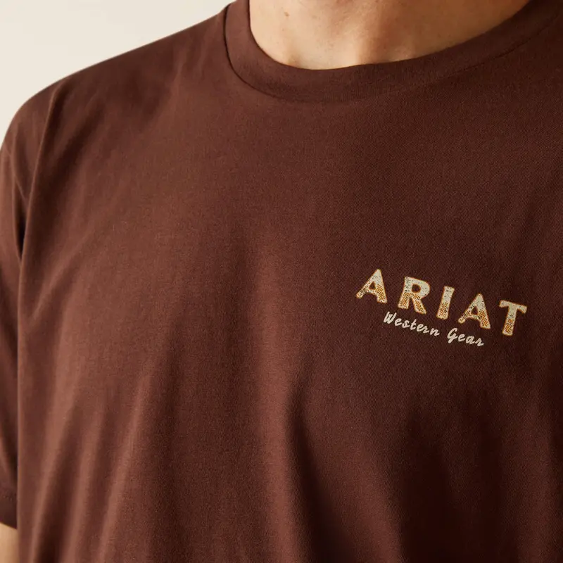 Ariat Men's Deep Mahogany Haters Club Tee 3