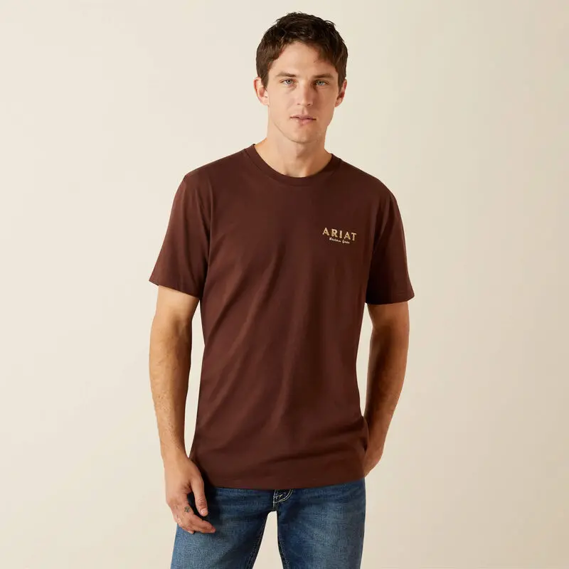 Ariat Men's Deep Mahogany Haters Club Tee 5
