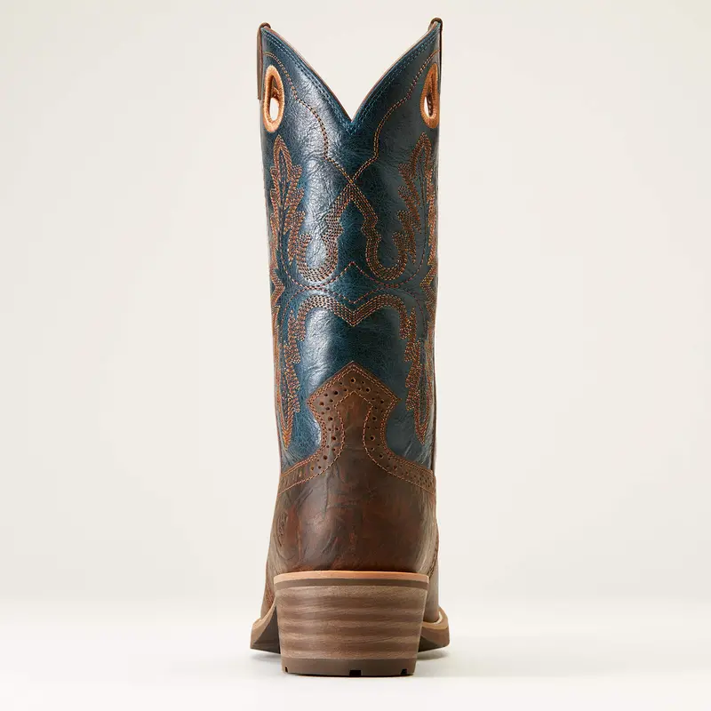 Ariat Men's Fiery Brown Hybrid Roughstock Square Toe Western Boot 2