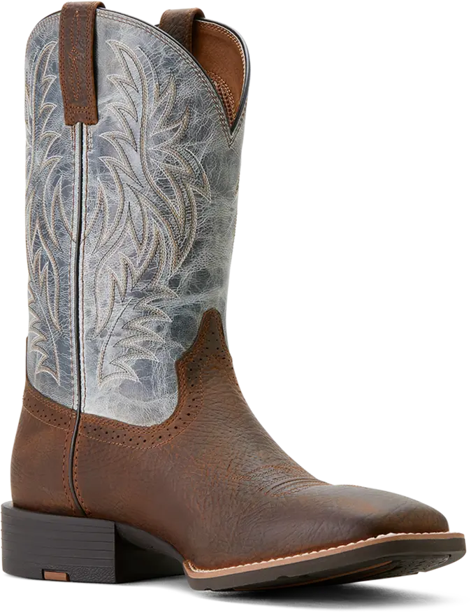 Ariat Men's Glacier Blue Sport Wide Square Toe Cowboy Boot 1