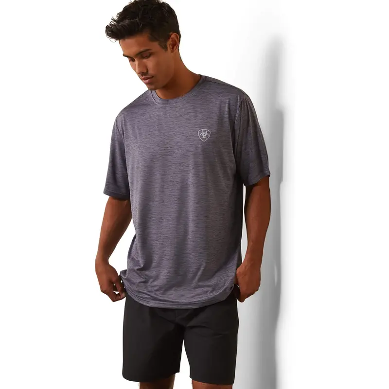Ariat Men's Greystone Charger Vertical Flag Tee 1