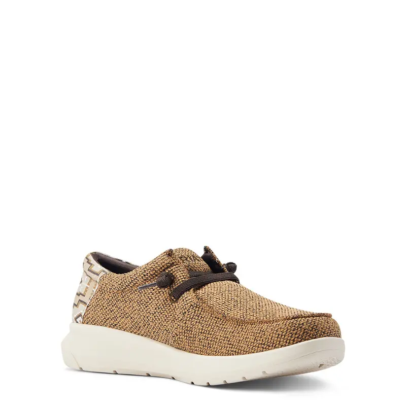 Ariat Men's Heathered Sand Aztec Hilo 4