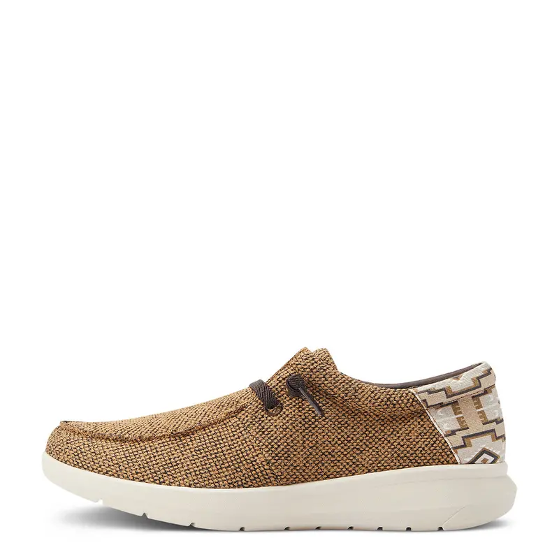 Ariat Men's Heathered Sand Aztec Hilo 5