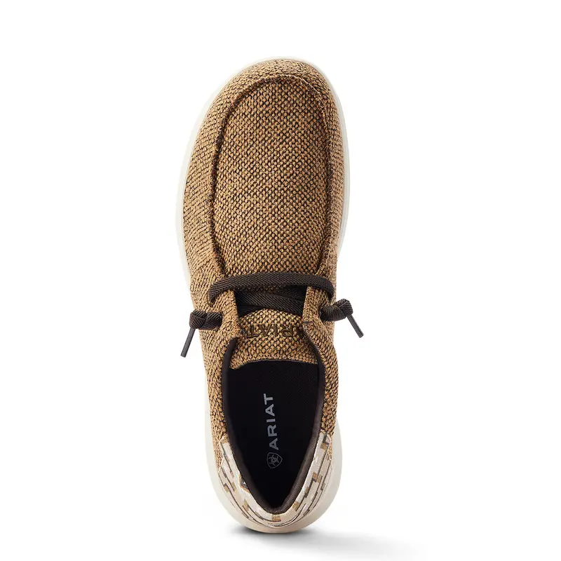 Ariat Men's Heathered Sand Aztec Hilo 7