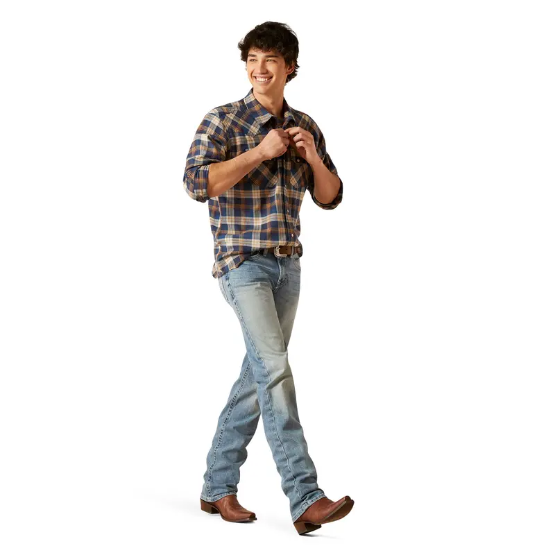 Ariat Men's Honeycomb Retro Hutton Snap Shirt 2