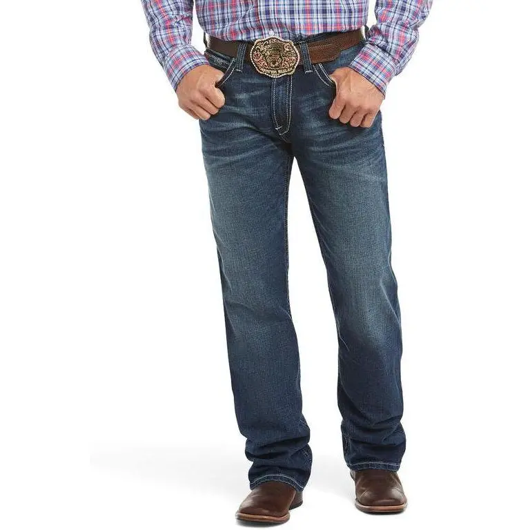 Ariat Men's M4 Low Rise Stretch Adkins Boot Cut Jean 1