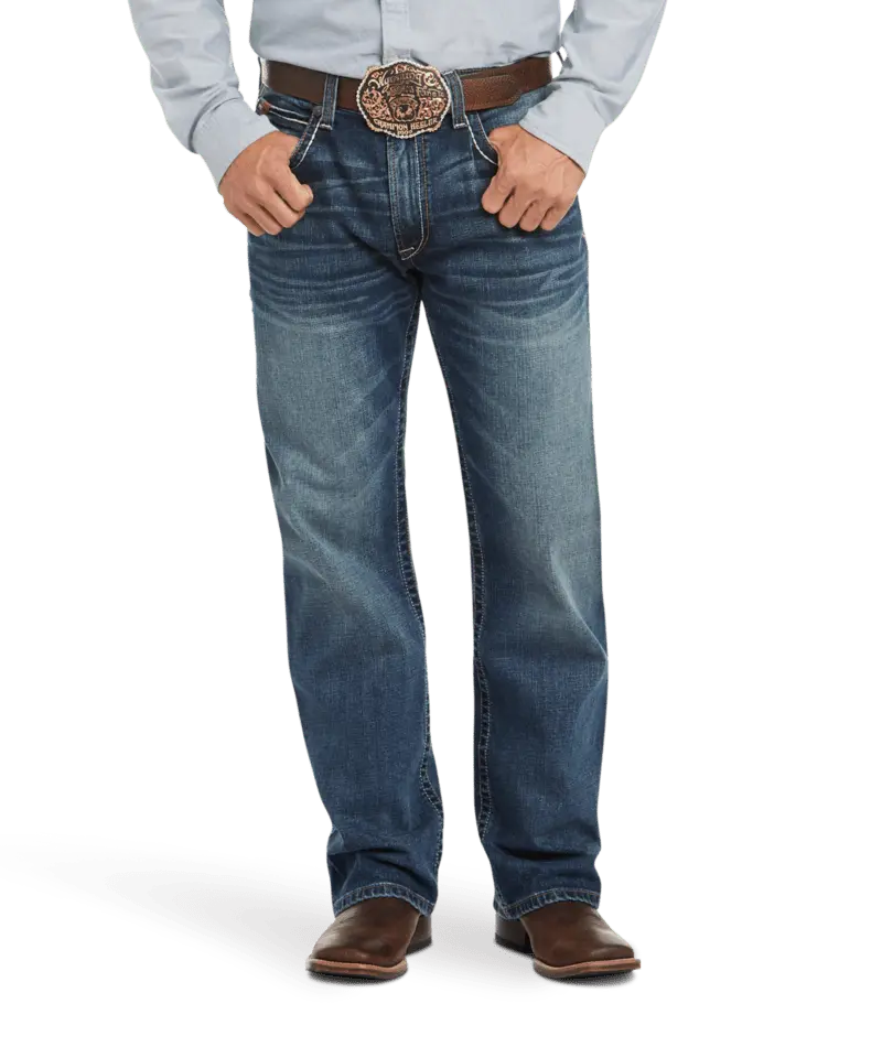 Ariat Men's M4 Silverton Low Rise Preston Bootcut Jean 2