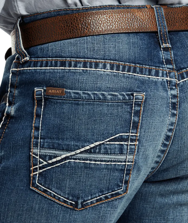 Ariat Men's M4 Silverton Low Rise Preston Bootcut Jean 5