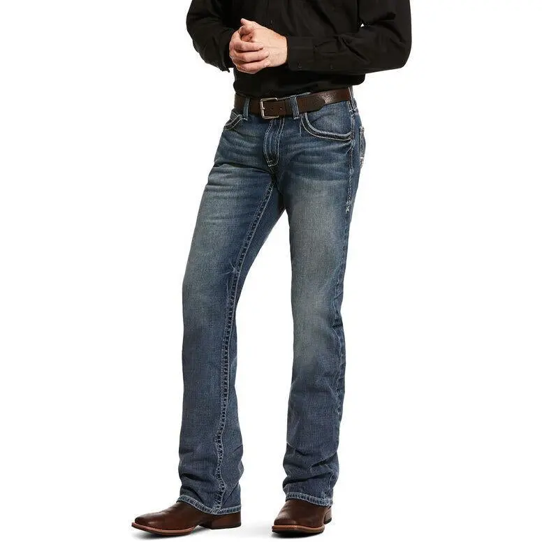 Ariat Men's M5 Slim Stretch Adkins Straight Leg Jean 1