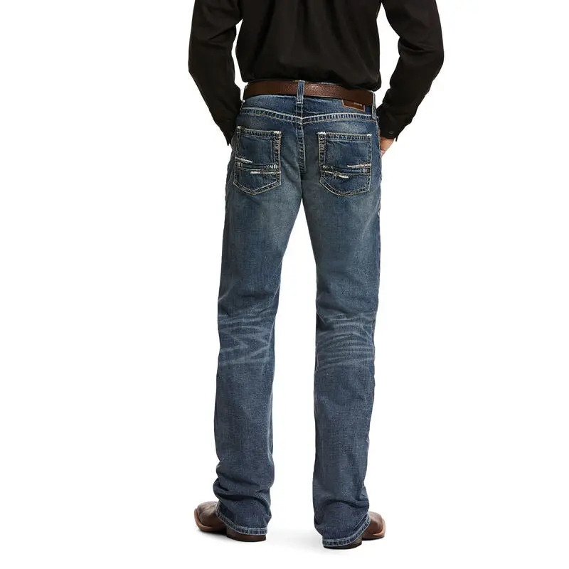 Ariat Men's M5 Slim Stretch Adkins Straight Leg Jean 2