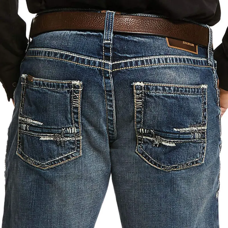 Ariat Men's M5 Slim Stretch Adkins Straight Leg Jean 4