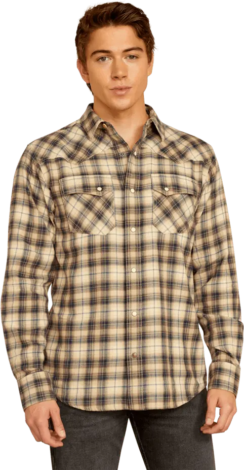 Ariat Men's Sandshell Holin Retro Snap Shirt 1