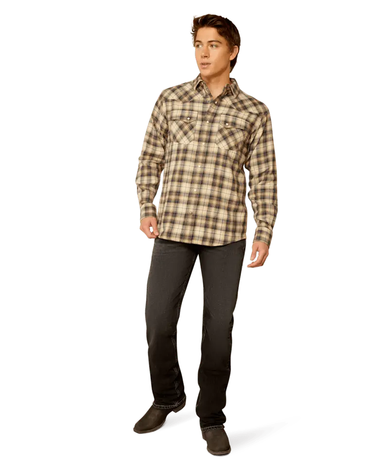 Ariat Men's Sandshell Holin Retro Snap Shirt 5