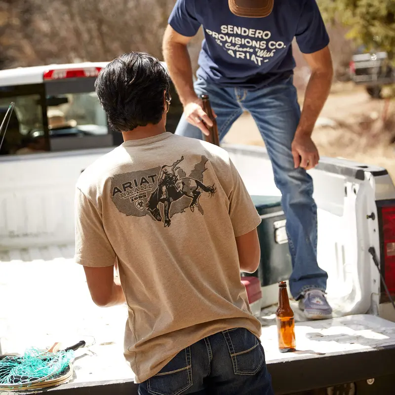 Ariat Men's Usa Bronco Tee 1