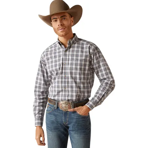 Ariat Men's White Pro Series Gradon Shirt 1