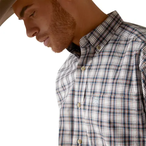 Ariat Men's White Pro Series Gradon Shirt 4