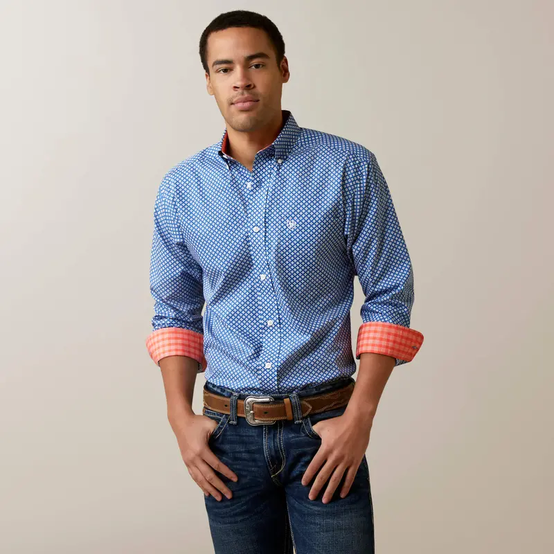 Ariat Men's Wren Fitted Long Sleeve Shirt 1