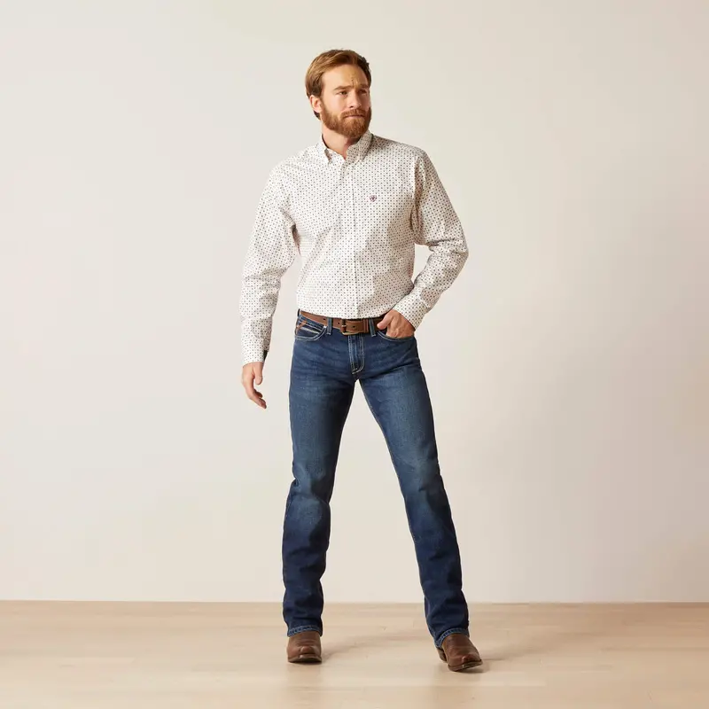 Ariat Men's Wrinkle Free Kashton Fitted Shirt 2