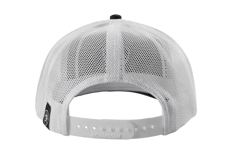 Ariat Navy With White 3D Embroidered Logo Ball Cap 2
