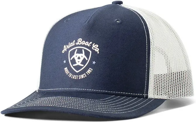 Ariat Printed Logo Navy Hat 1